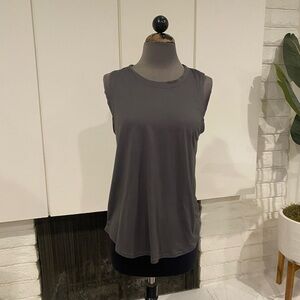 Gray Women's Workout Top